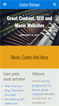 Mobile Screenshot of guitarkitchen.com